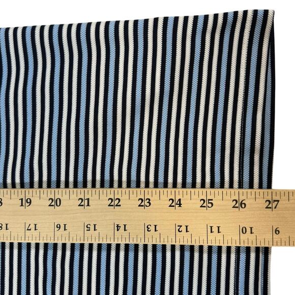 Nike Men's Dri-Fit Polo Shirt Large Blue & White Stripes Gently Used - Picture 8 of 8